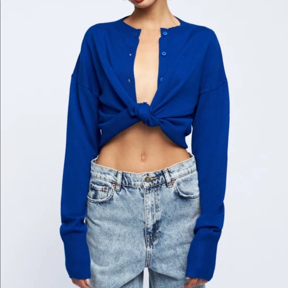 Lioness Blue Women's Cardigan Sweater